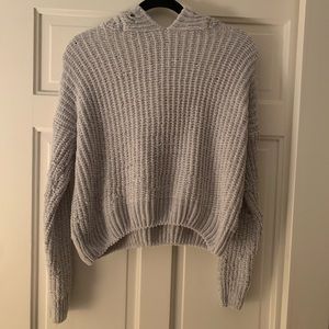 Grey Chenille Hoodie Design Lab